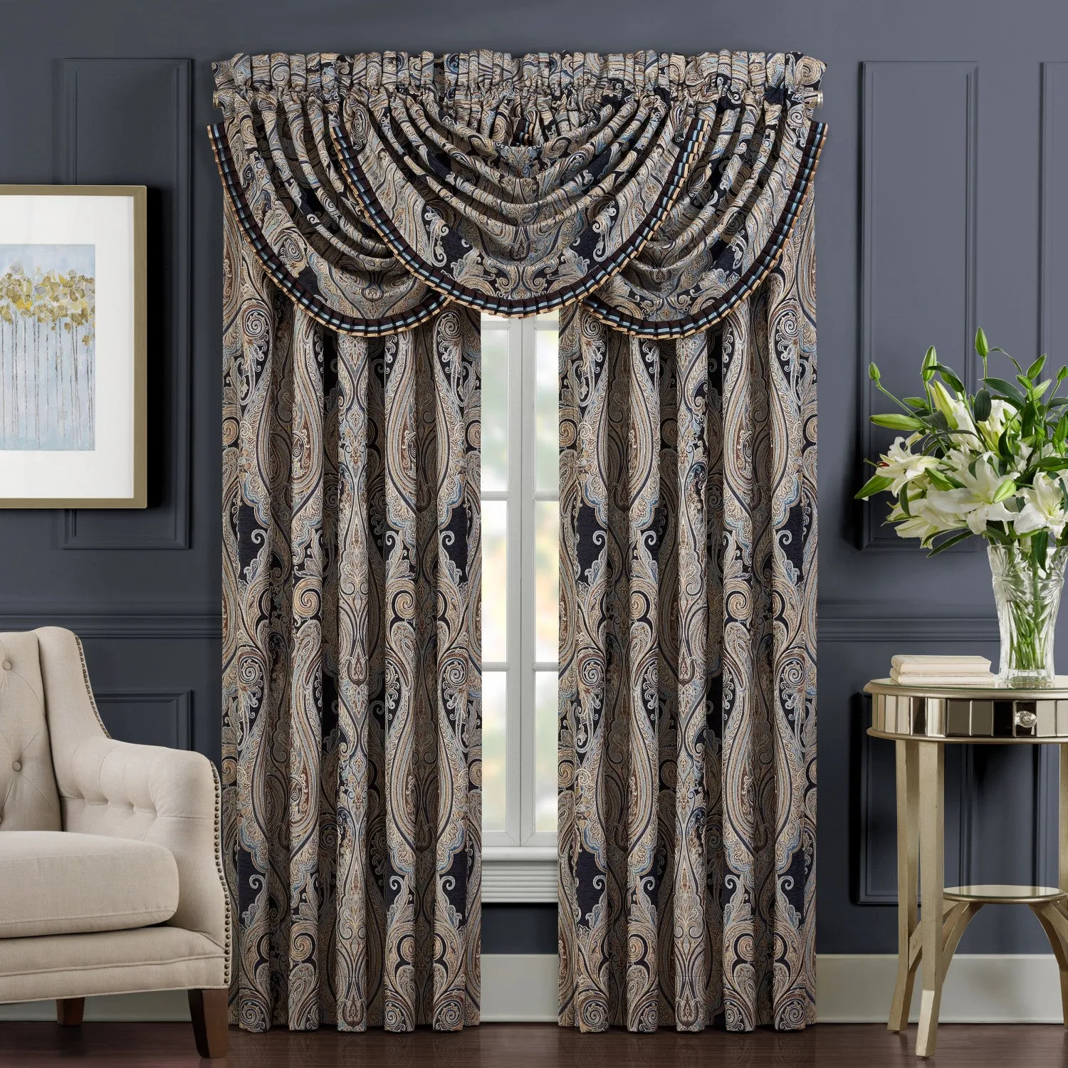 Luciana Window Waterfall Valance