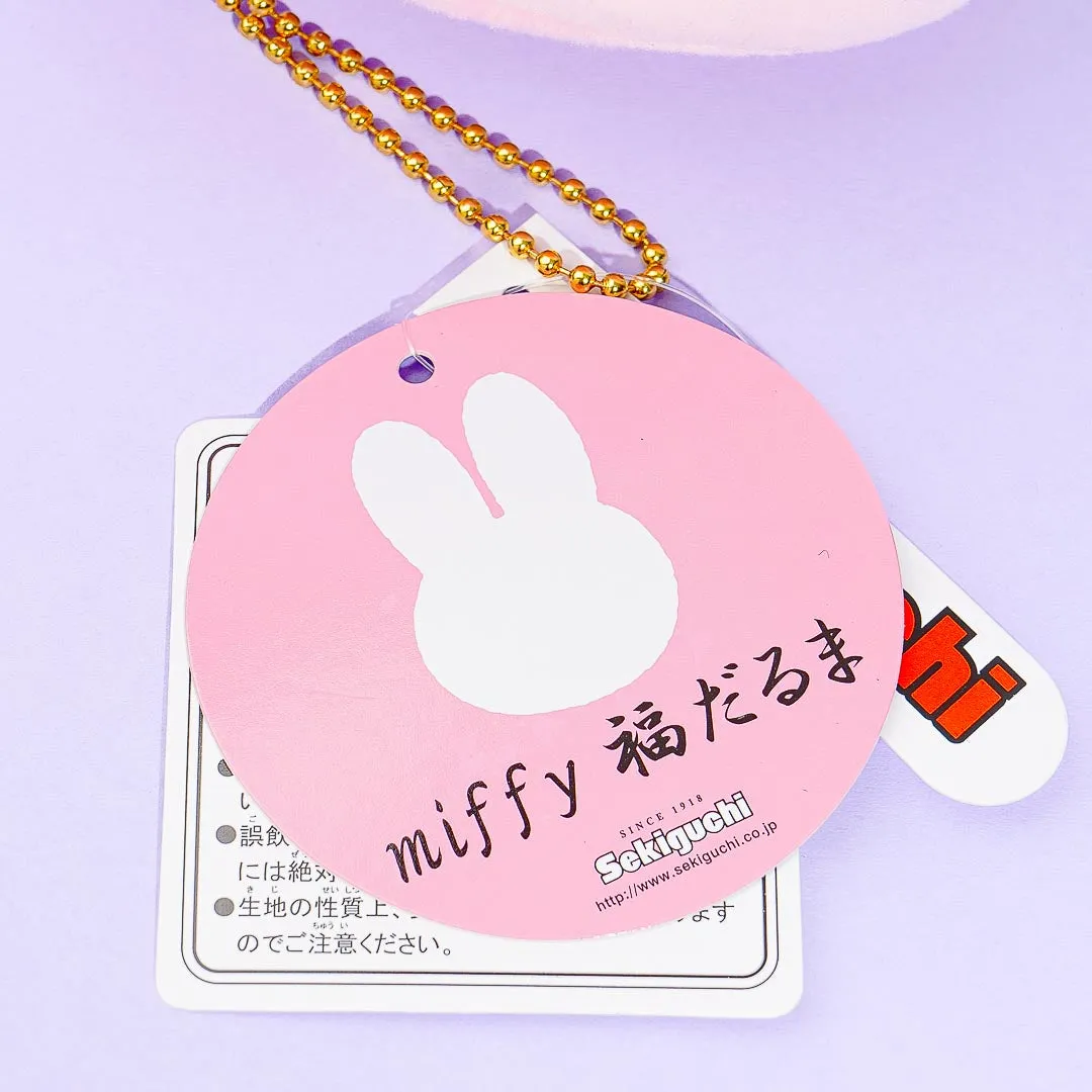 Miffy Sakura Daruma Plushie Charm