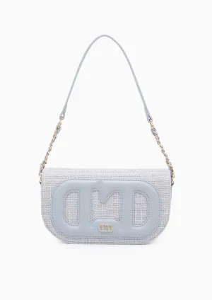 Mistti Tweed Shoulder Bag Grey