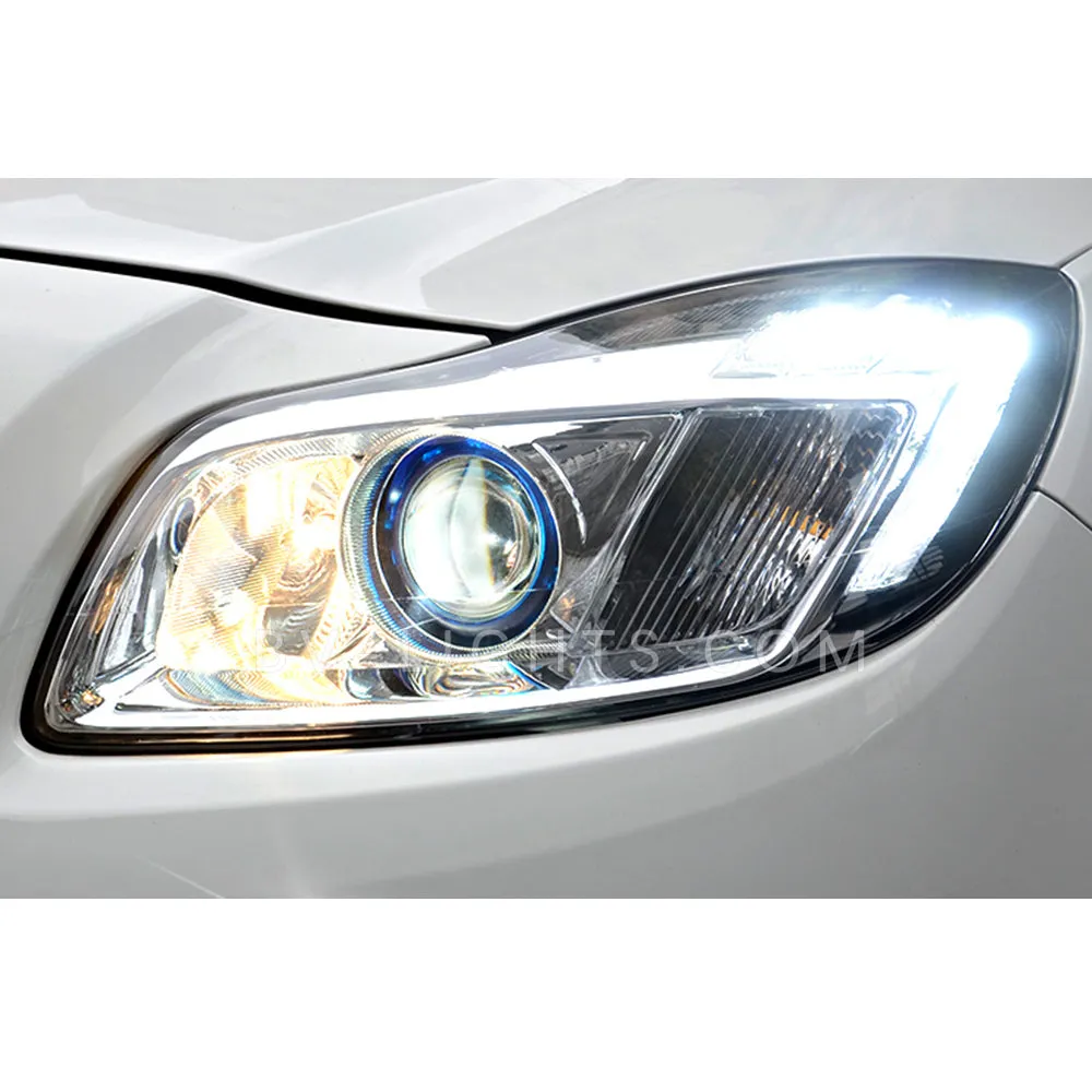 Modified headlight assembly for Buick Regal 2009-2013 Upgrade to the Latest Style LED headlight lamp  Daytime running light