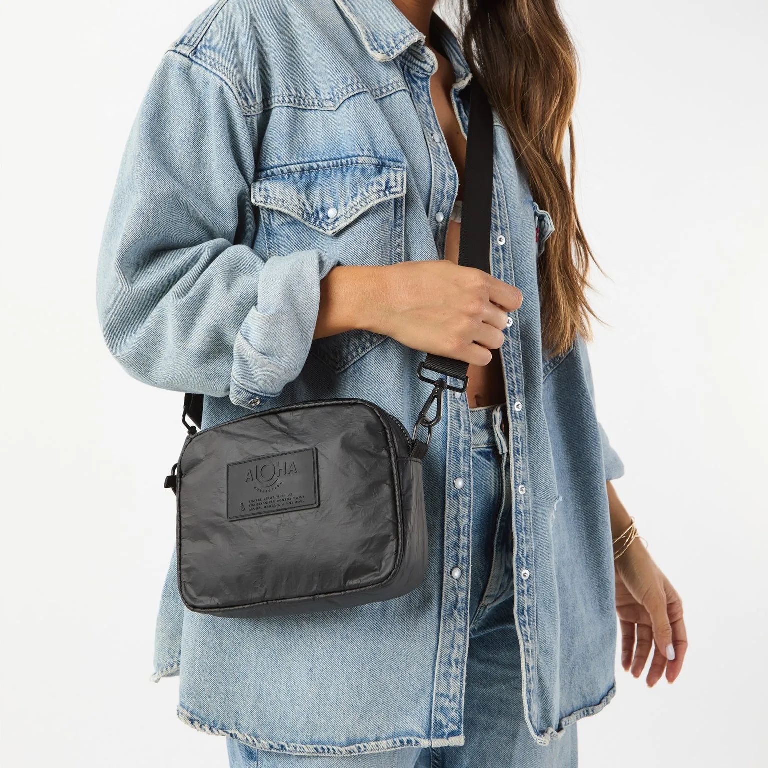 Monochrome Black Aloha Bags