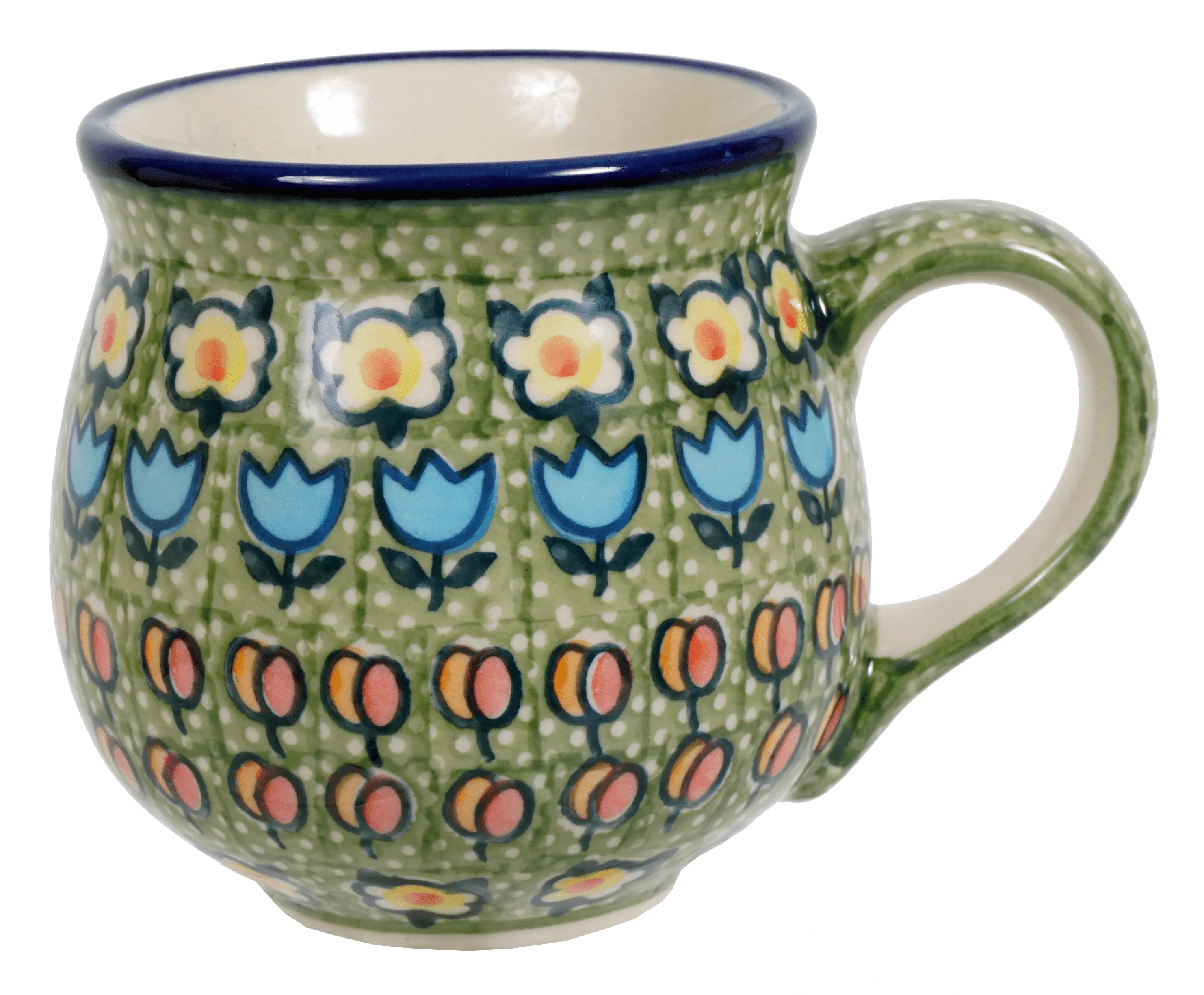 Mug, Belly Mug, 10oz Medium in "Amsterdam" by Manufaktura | K090S-LK