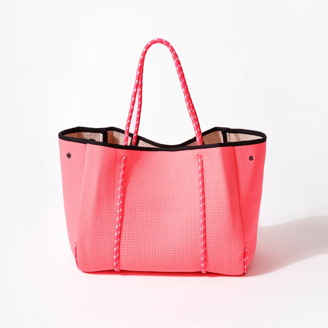 NEON PINK SET - EVERYDAY TOTE AND POUCH