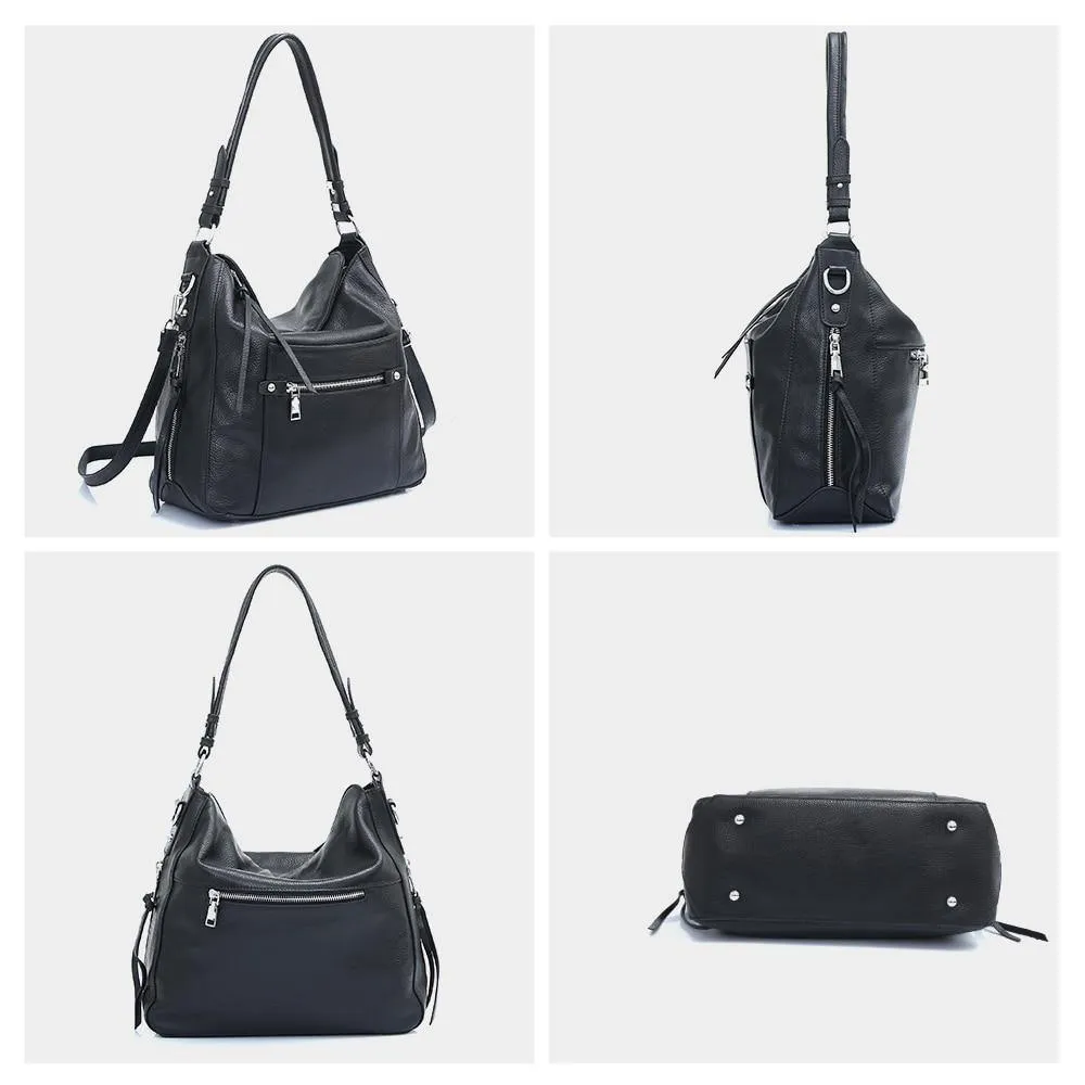 New Leather Shoulder Bags Women's High Quality  Crossbody Handbag Large Tote Bag