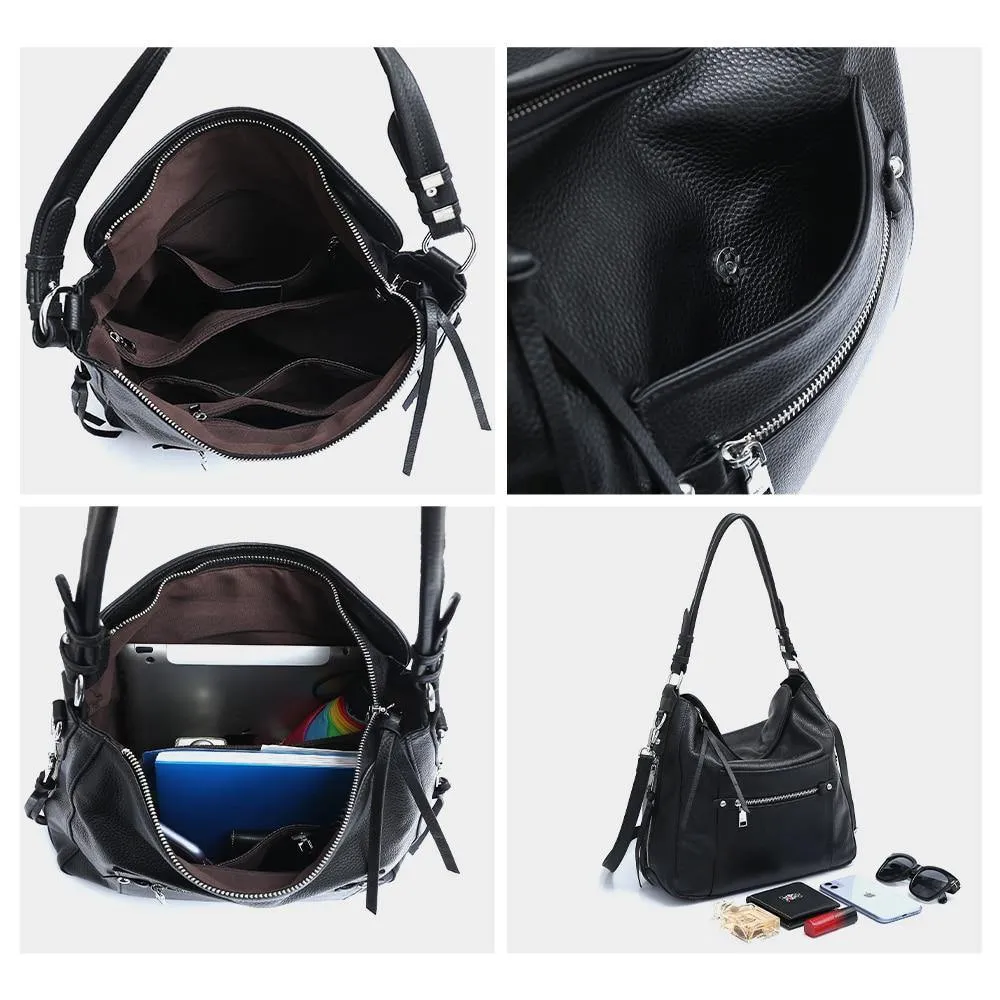 New Leather Shoulder Bags Women's High Quality  Crossbody Handbag Large Tote Bag