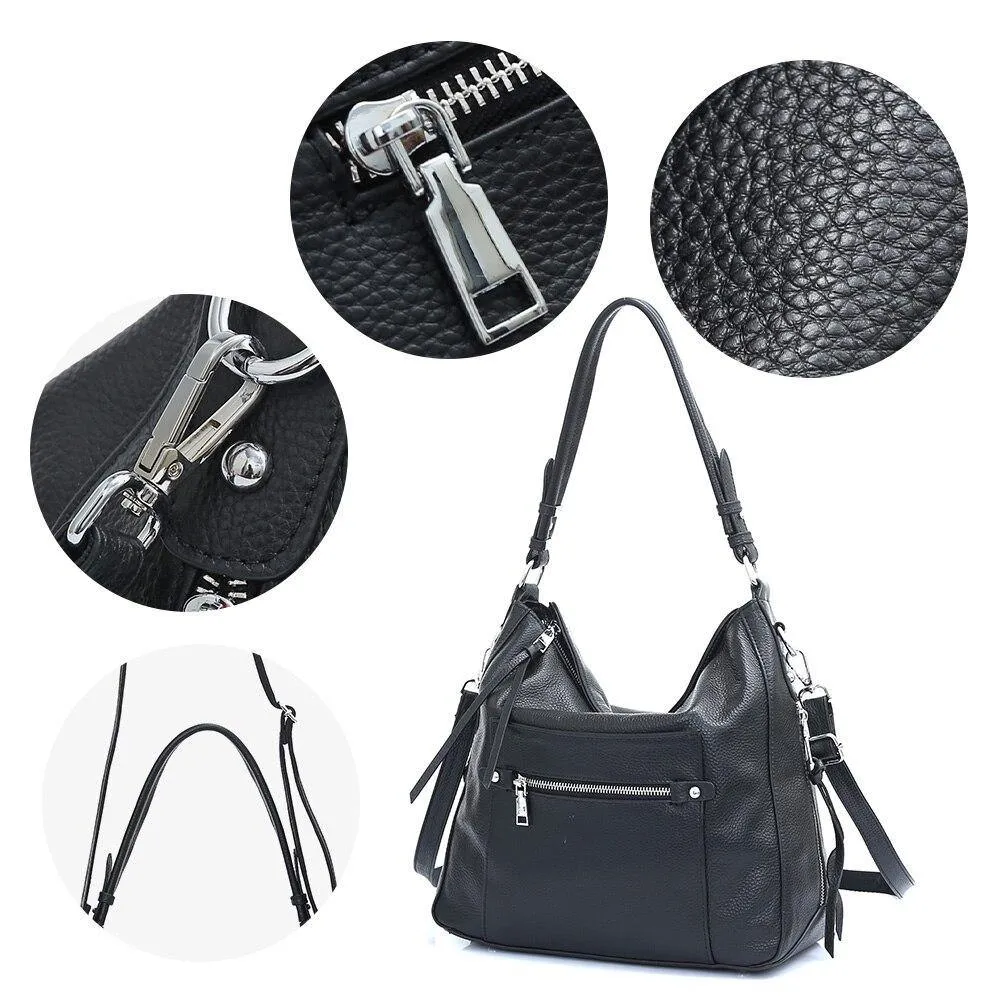 New Leather Shoulder Bags Women's High Quality  Crossbody Handbag Large Tote Bag