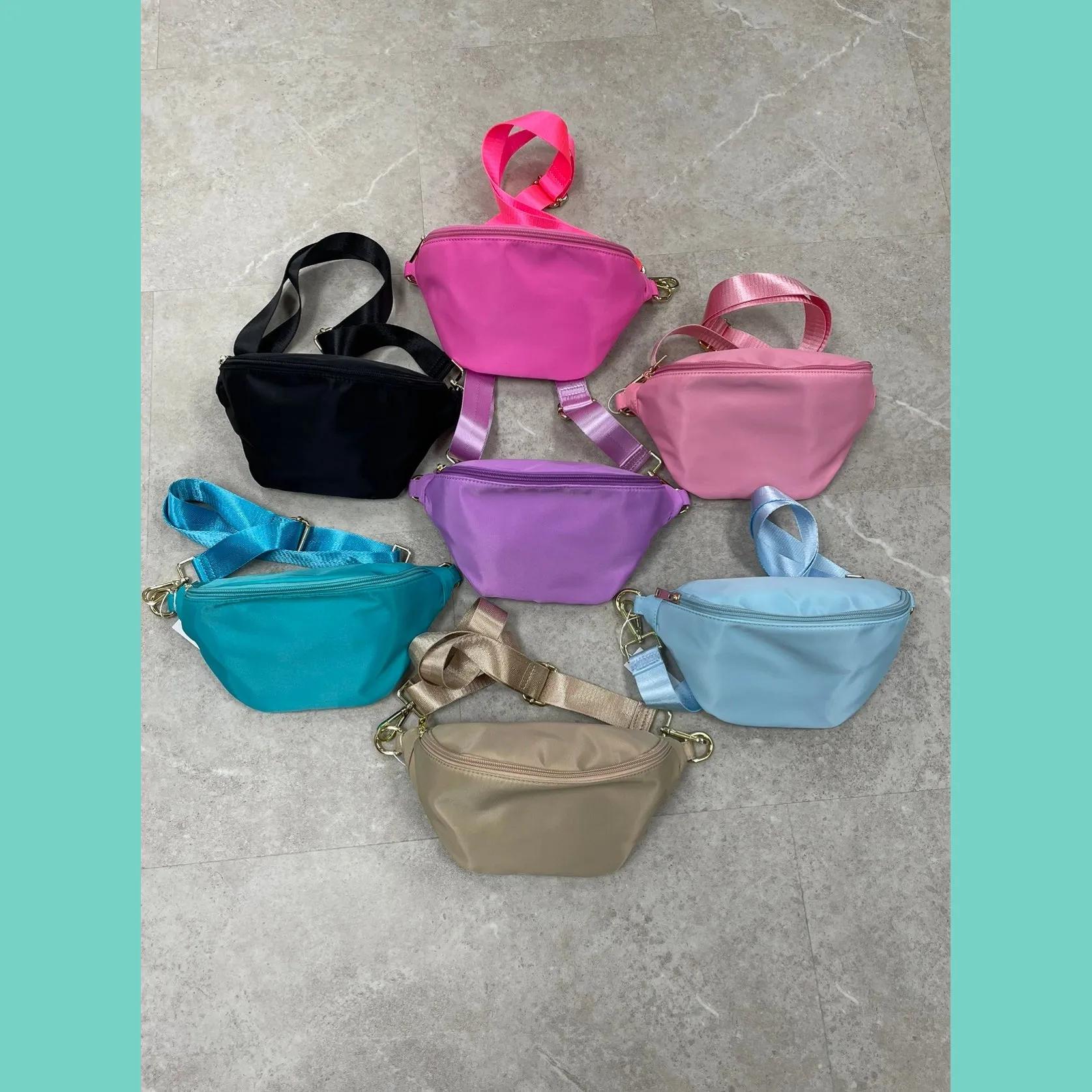 Nylon Crossbody Fanny Pack