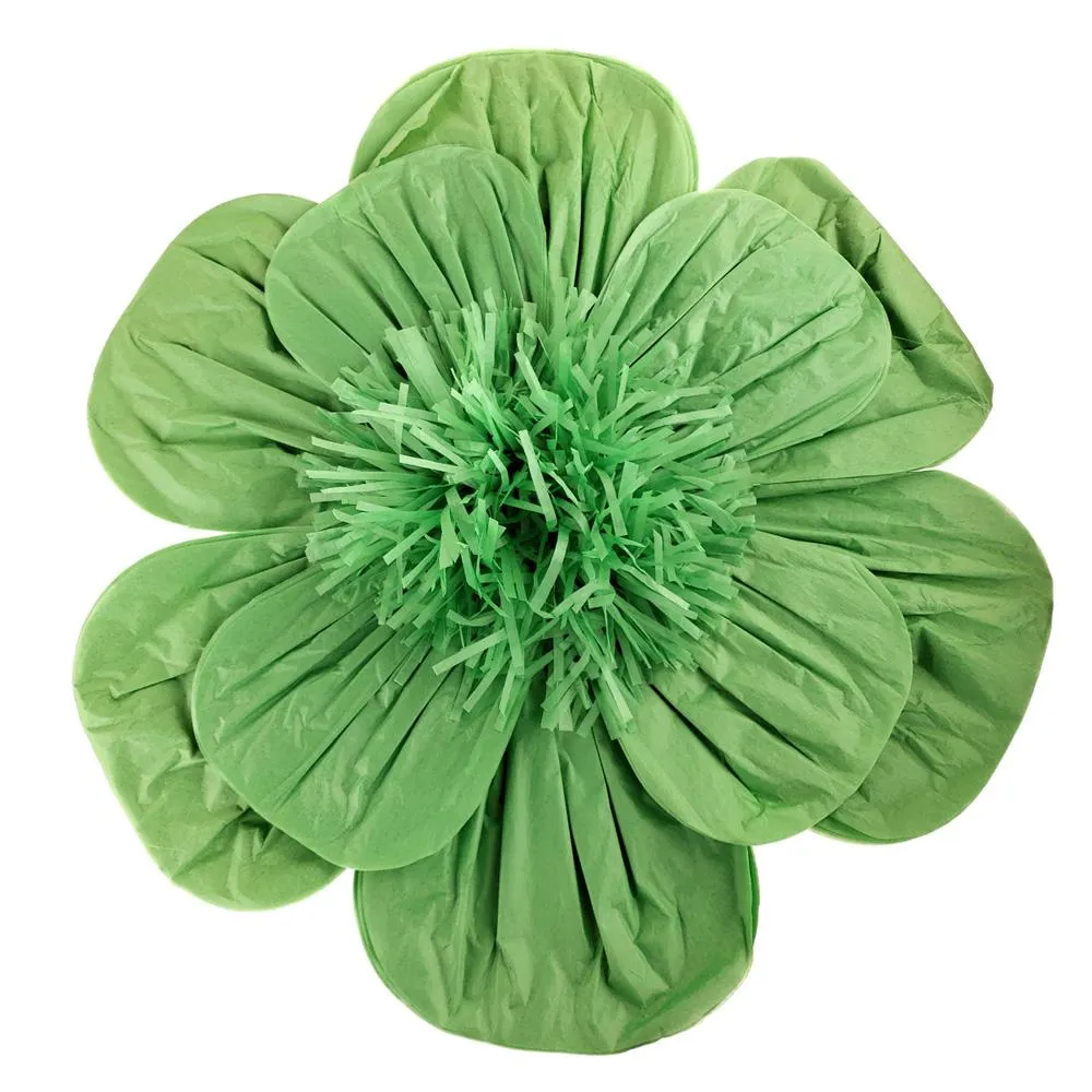 Paper Scalloped Magnolia Wall Flower, 20-Inch