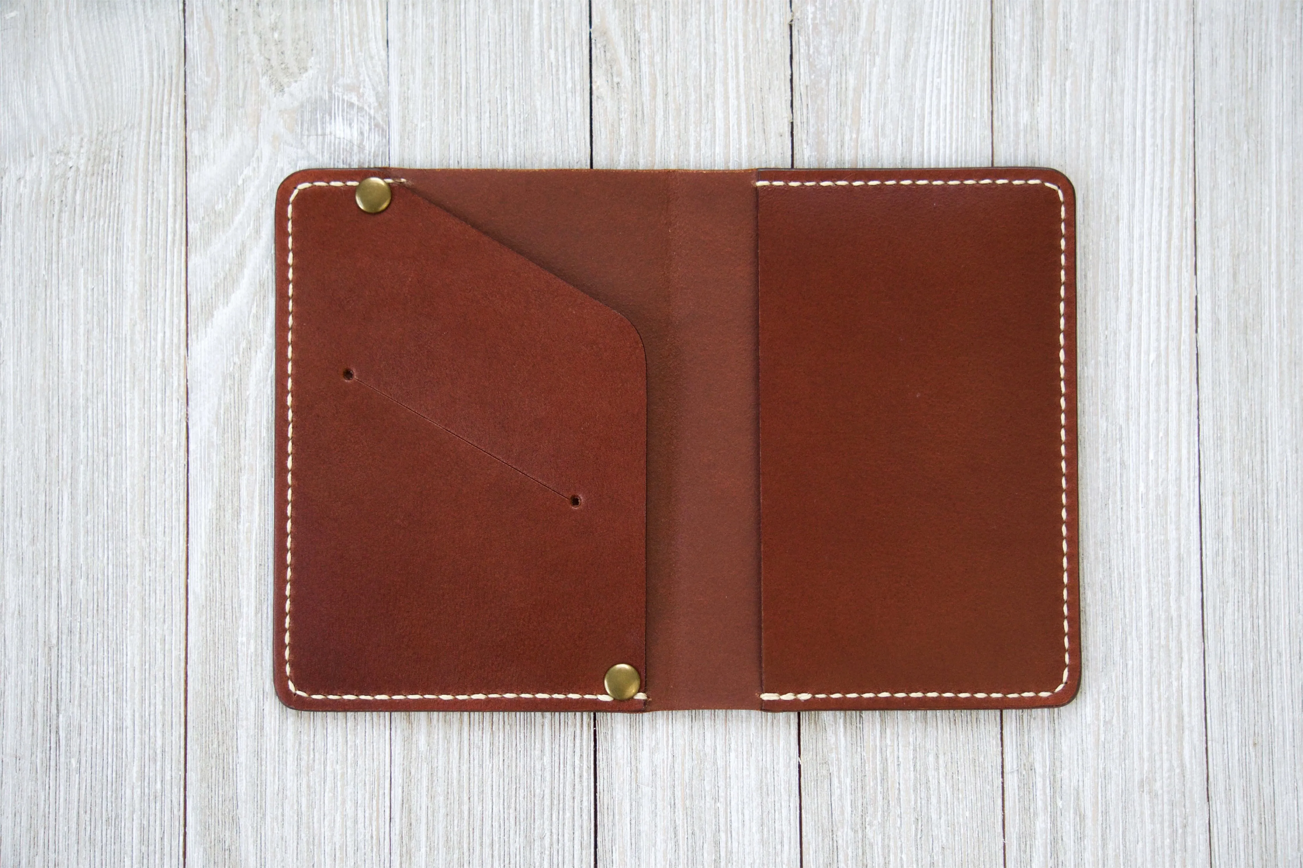 Passport Wallet In English Tan