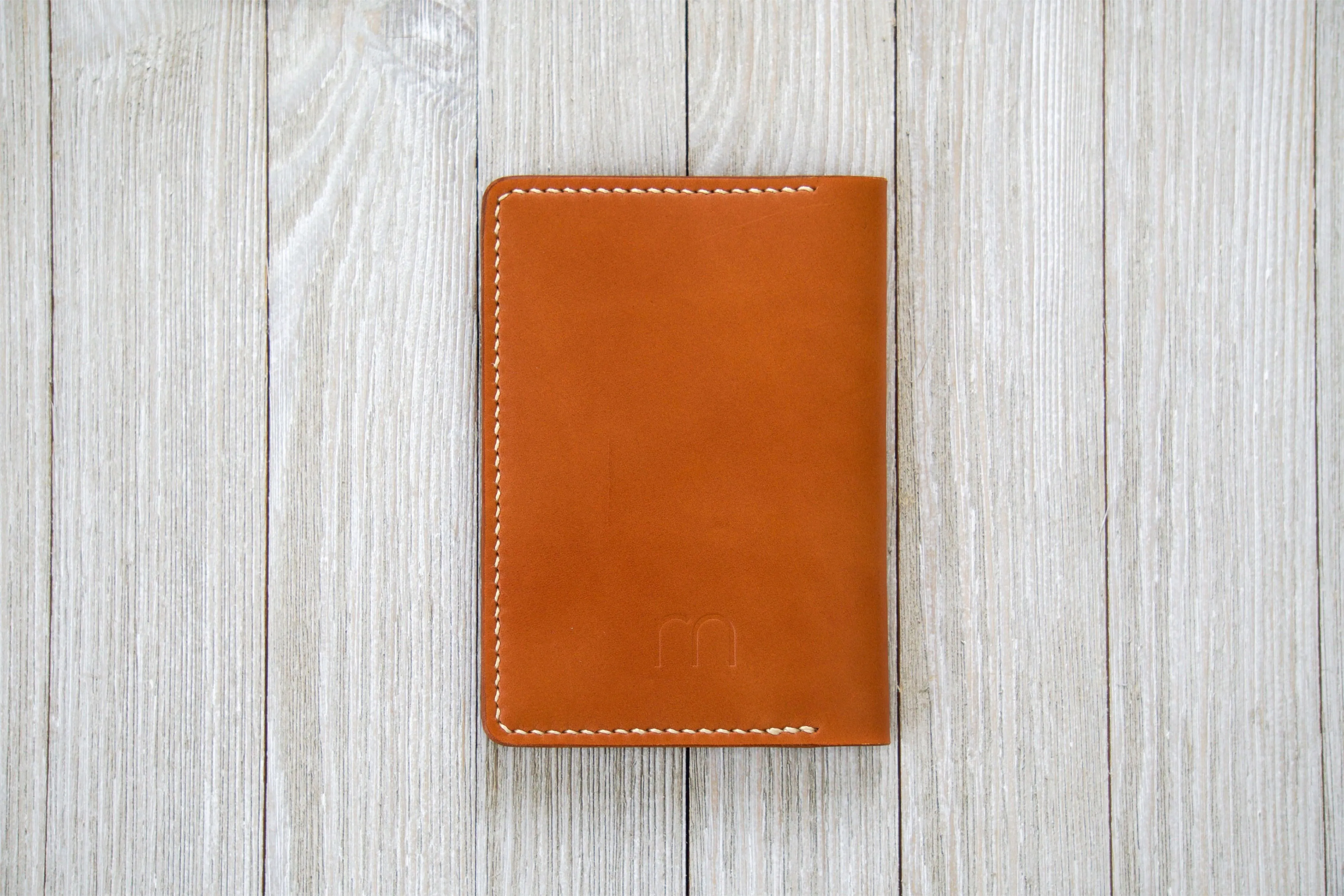 Passport Wallet In Tan