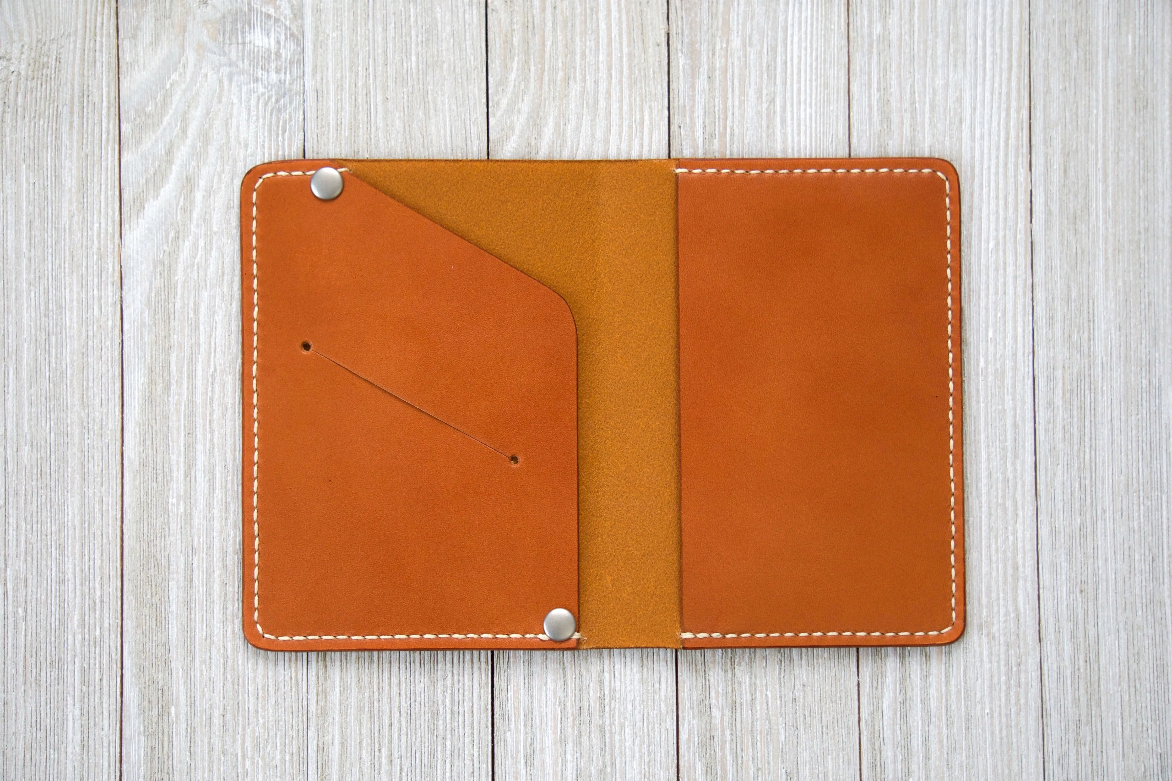 Passport Wallet In Tan