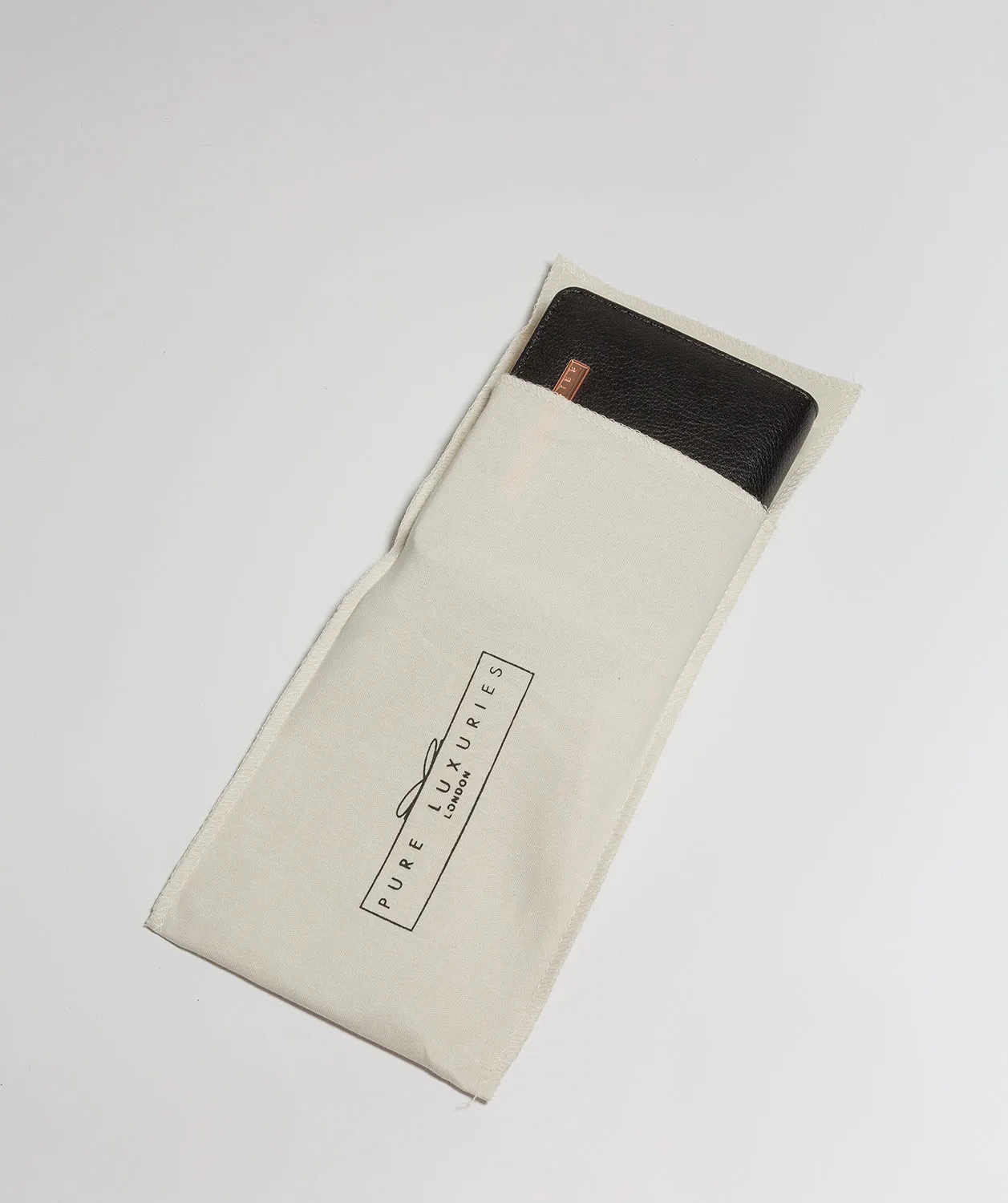 'Piper' Black Leather Purse