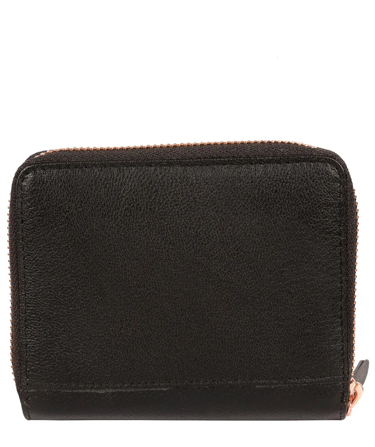 'Piper' Black Leather Purse
