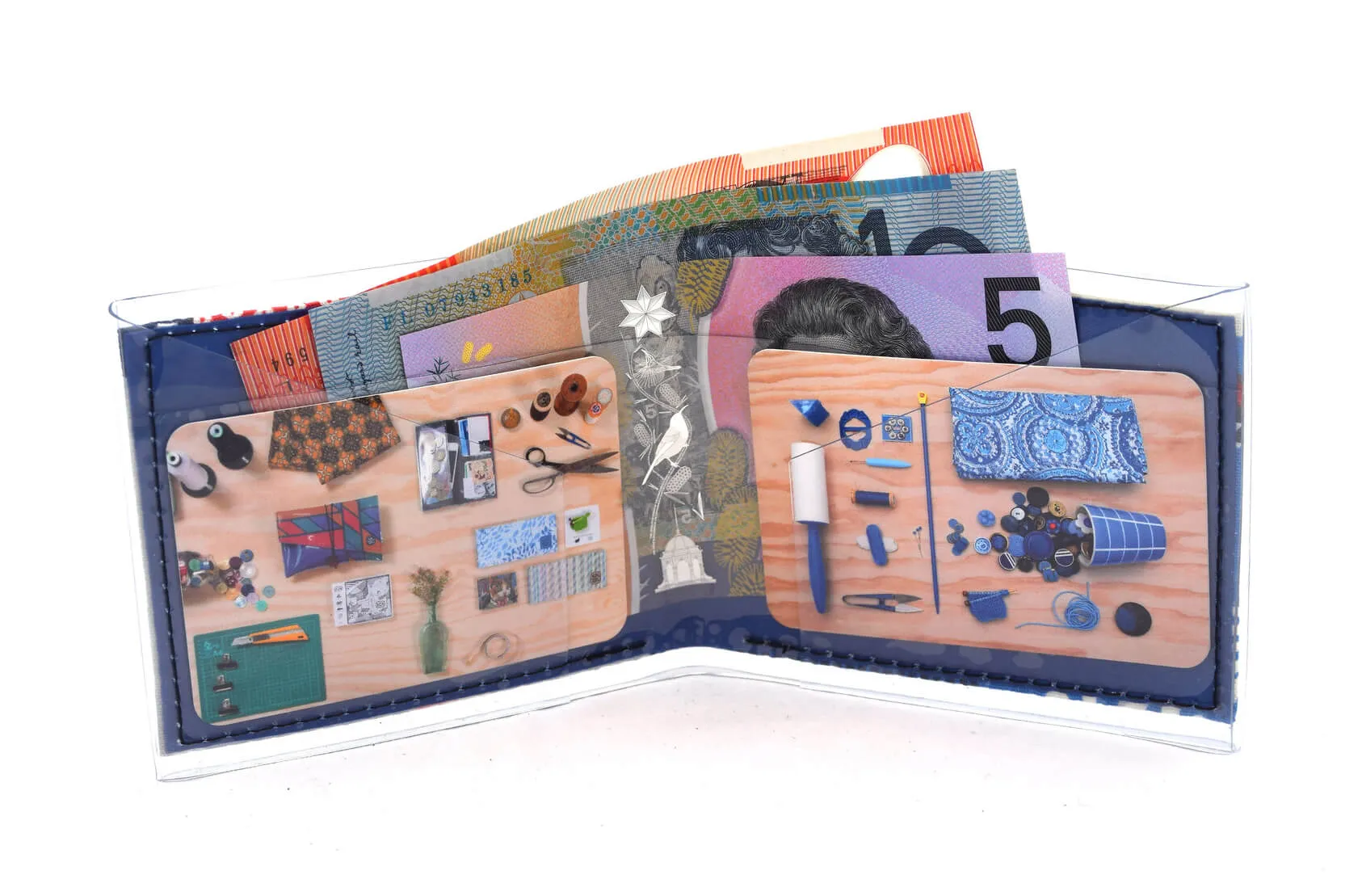 Pocket Wallet - Rainbows and kittens