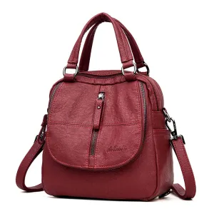 PU Backpack Shoulder Bag