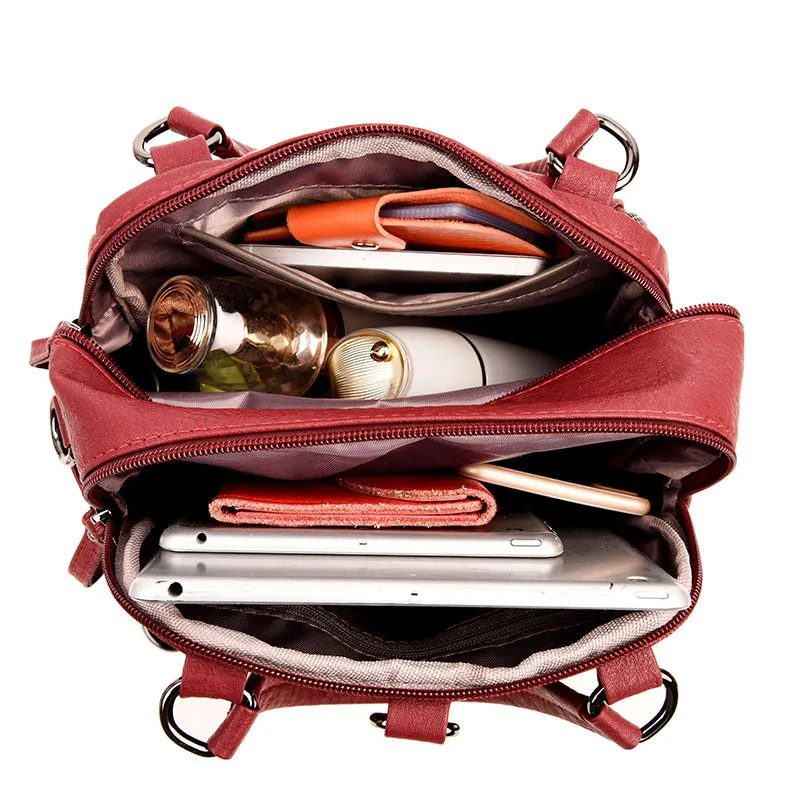 PU Backpack Shoulder Bag