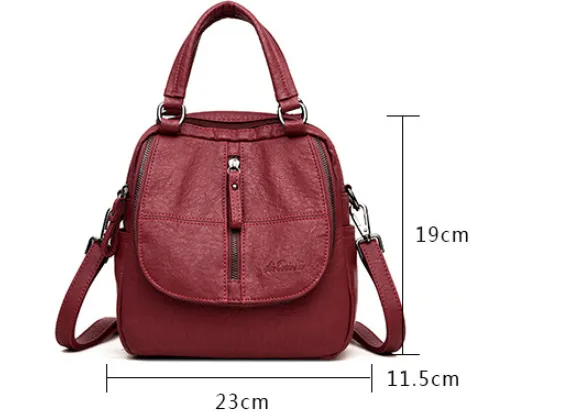 PU Backpack Shoulder Bag