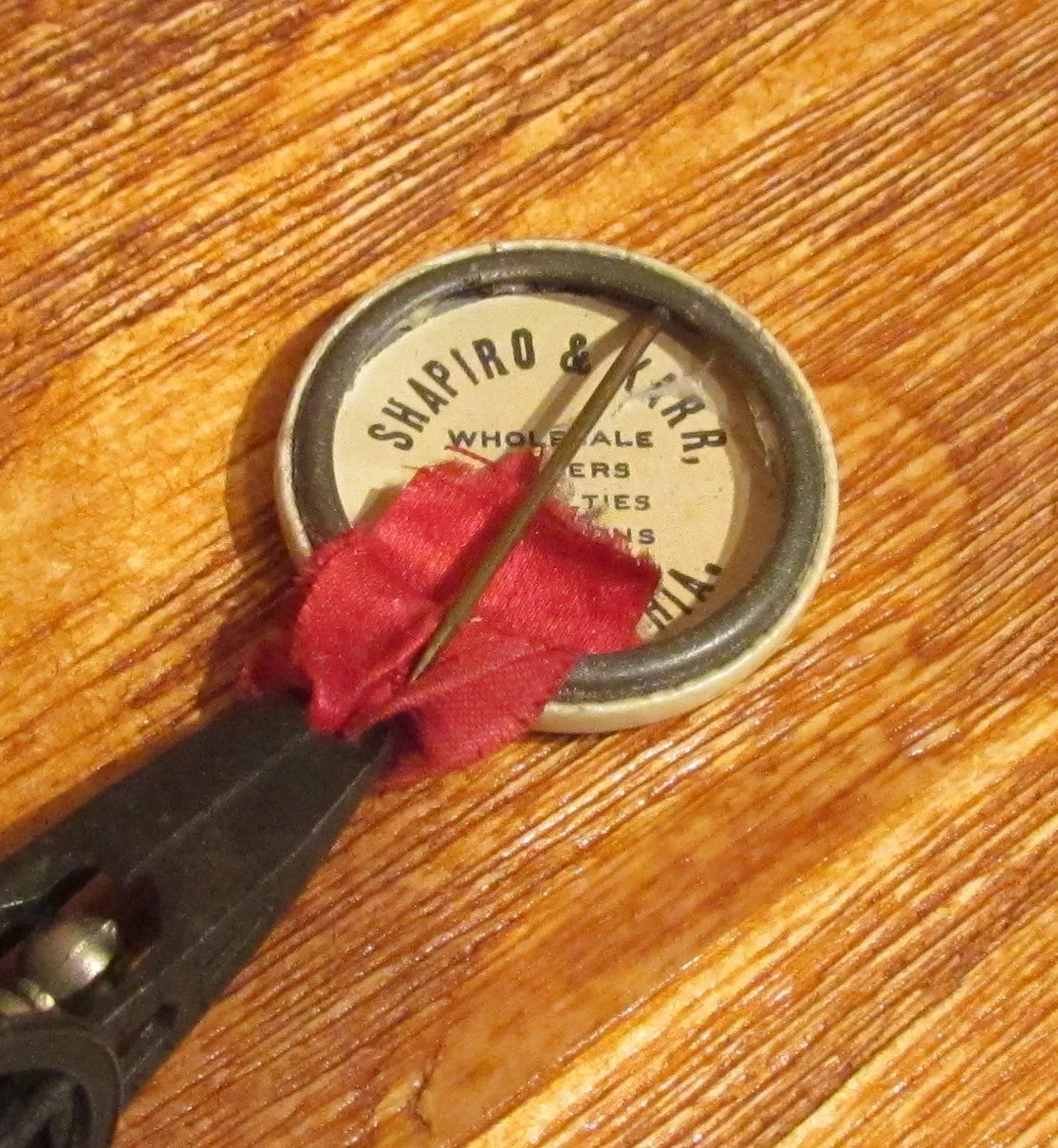 Rare 1913 50th Anniversary Gettysburg Pin Back Button With Cannon