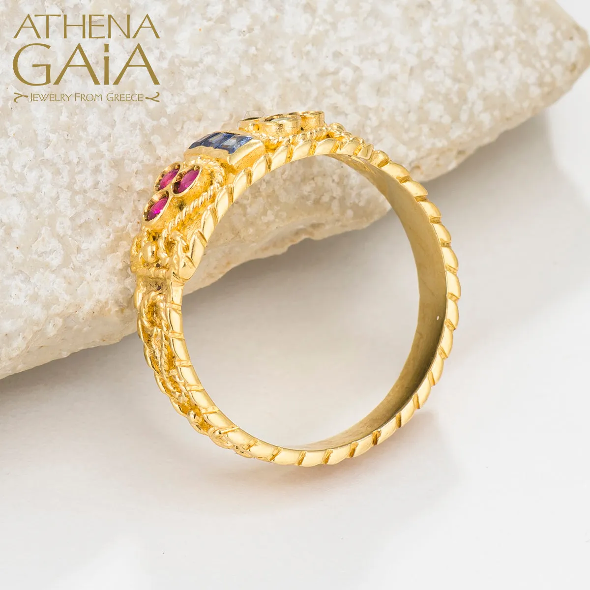 Regal Byzantine Bar Ring