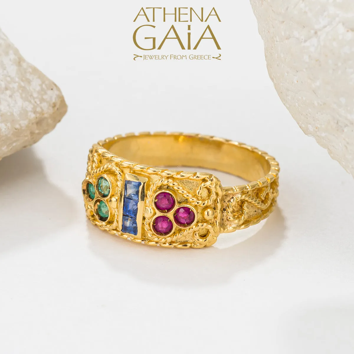 Regal Byzantine Bar Ring