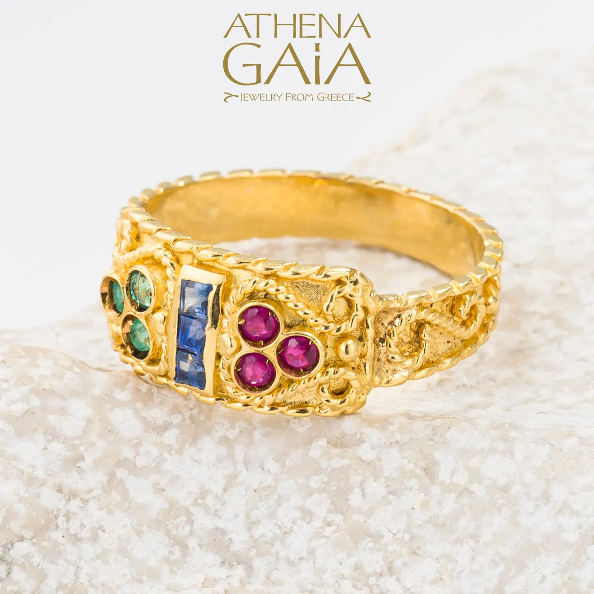 Regal Byzantine Bar Ring