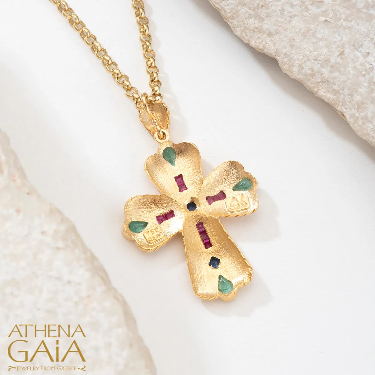 Regal Eudocia Byzantine Flared Cross