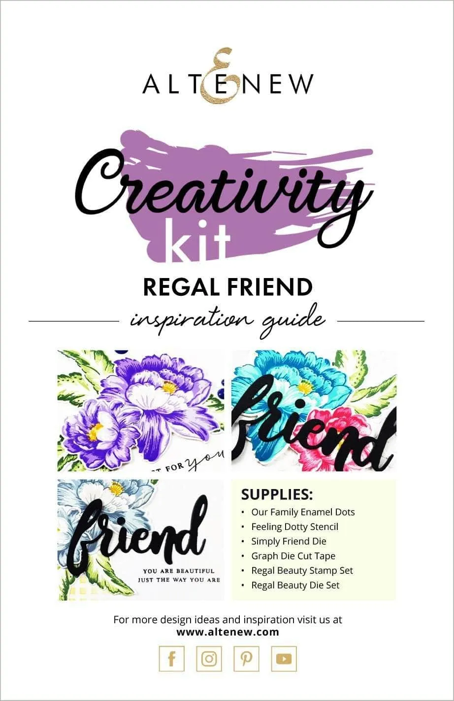 Regal Friend Creativity Kit Inspiration Guide