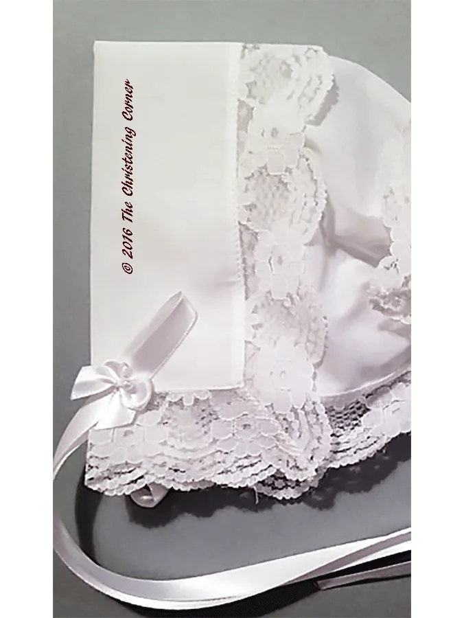 Regal Lace Handkerchief Bonnet