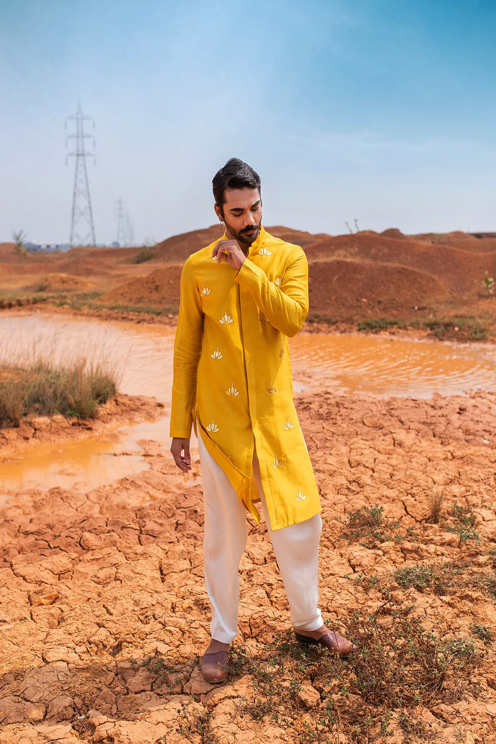 Regal Lotus Kurta Set