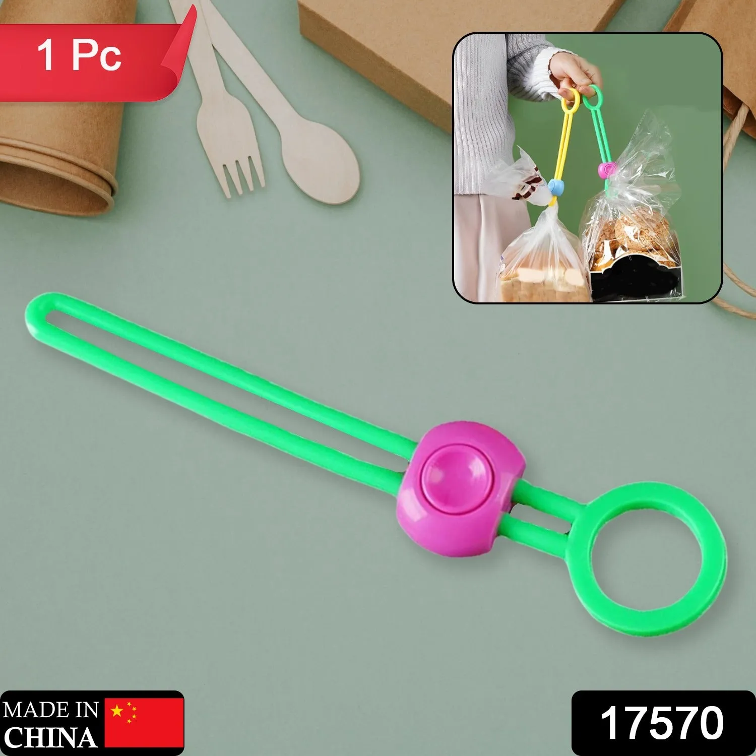 Reusable Food Bag Clips, Multi-Purpose Sealer