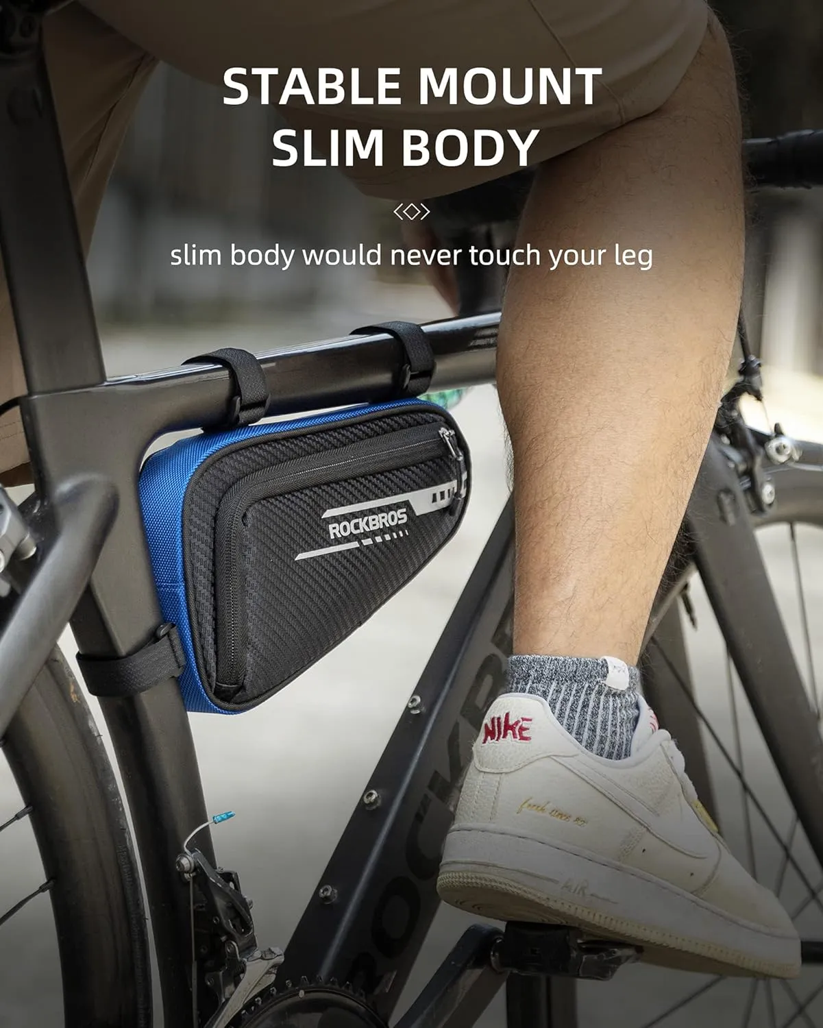 ROCKBROS Bike Triangle Bag Storage Bag Bicycle Frame Pouch Bag
