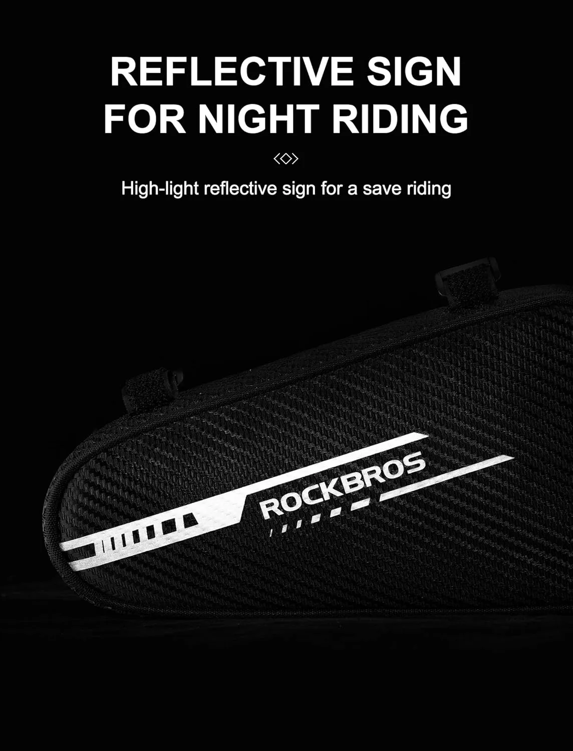 ROCKBROS Bike Triangle Bag Storage Bag Bicycle Frame Pouch Bag