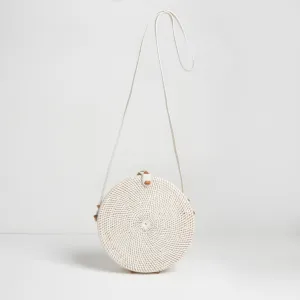 Santorini Round Basket Bag