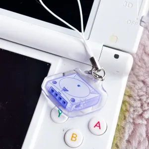 Sega Dreamcast Mini Charm | Retro Console Phone Charm Nostalgia Gift for Gamers