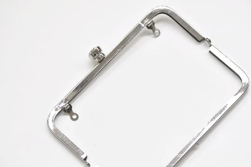 Silver Purse Frame Clutch Bag Purse Frame 20.5cm x 7.5cm