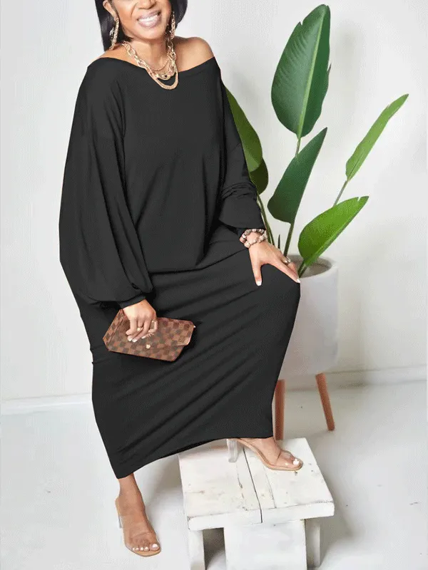 Solid Bandage Graceful Slit Dress