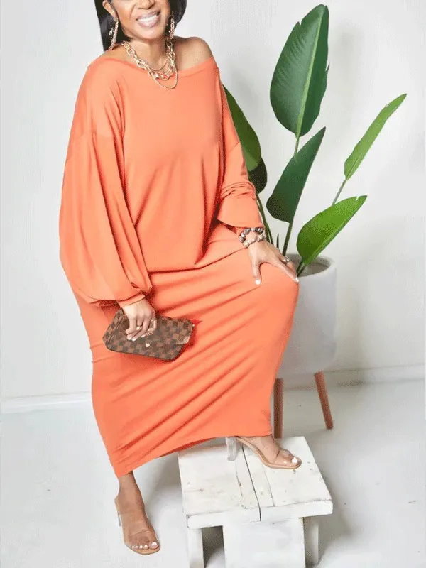 Solid Bandage Graceful Slit Dress