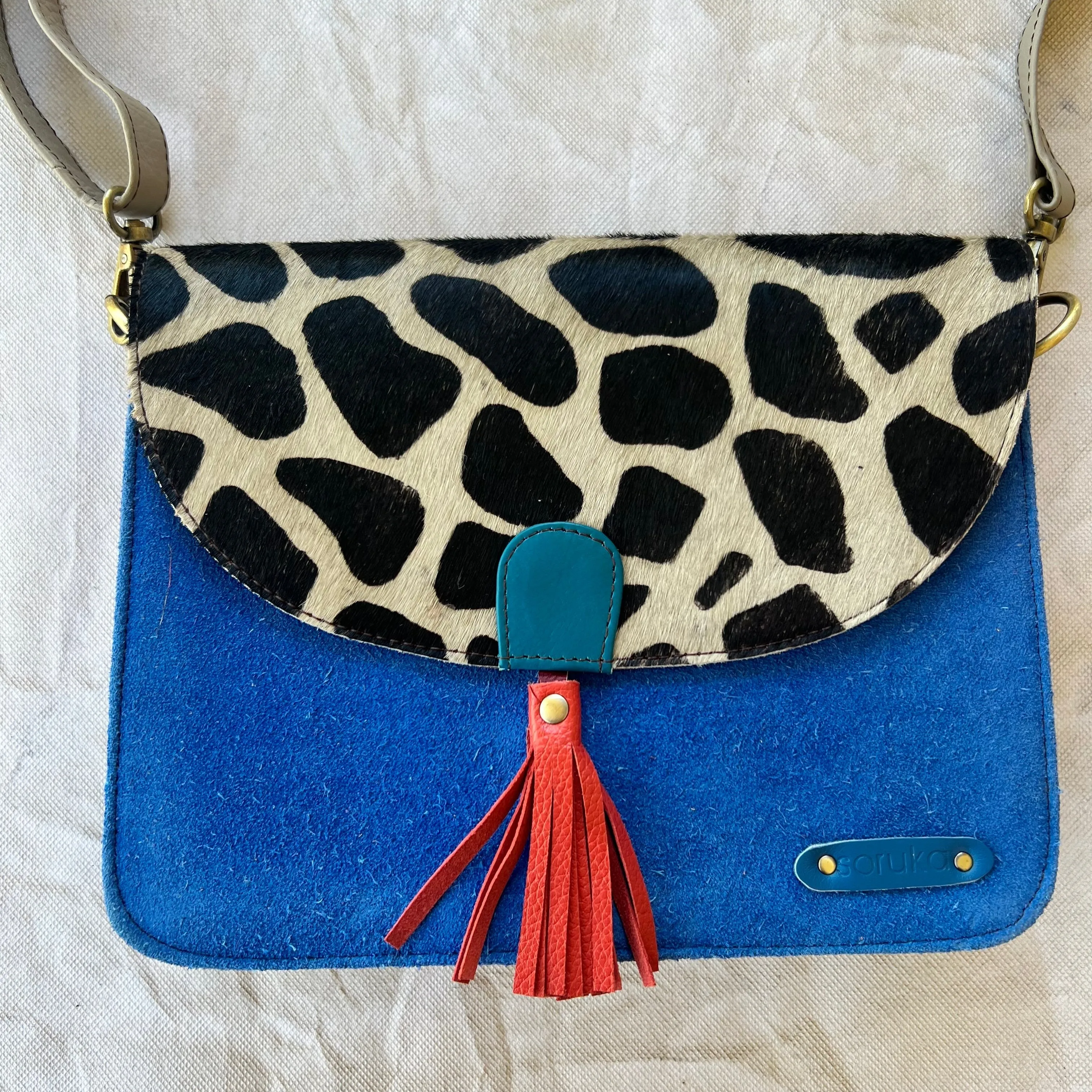 Soruka - Olivia Suede Crossbody, Royal
