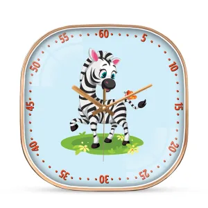 Stylish zebra wall clock