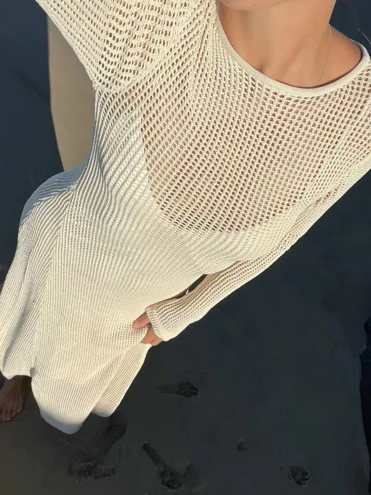 Summer Knitted Graceful Maxi Dress