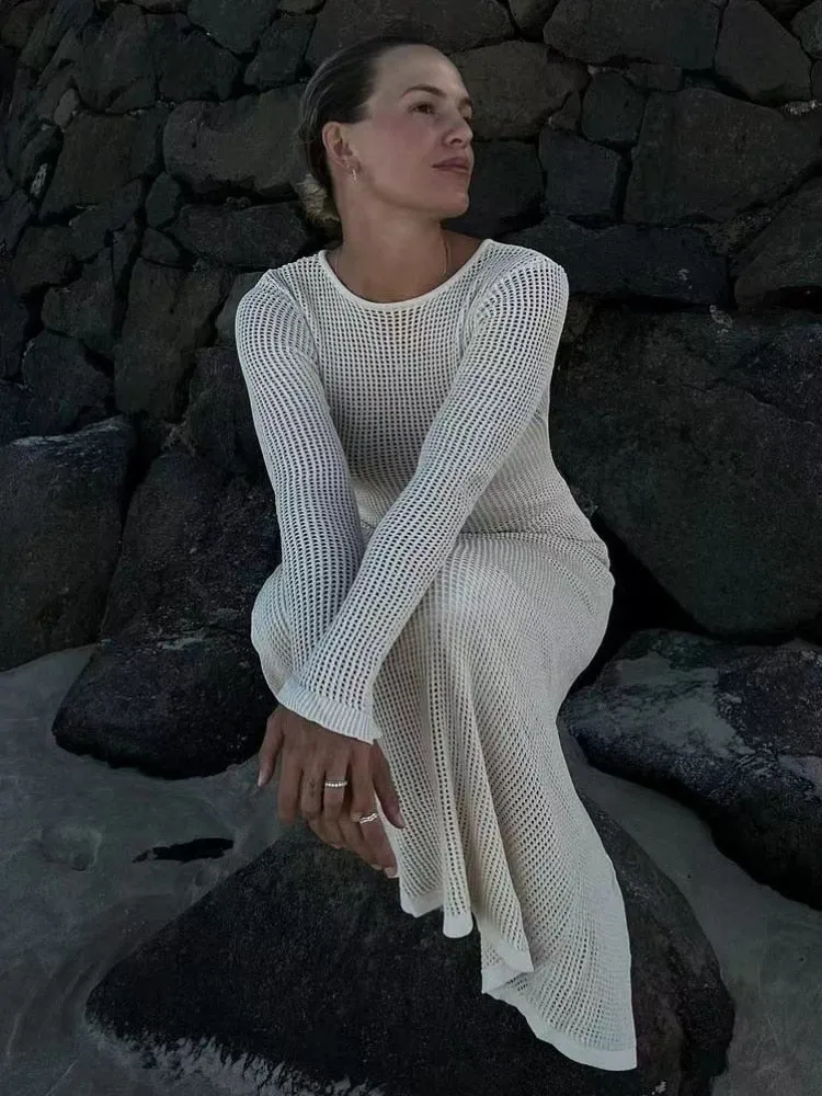 Summer Knitted Graceful Maxi Dress