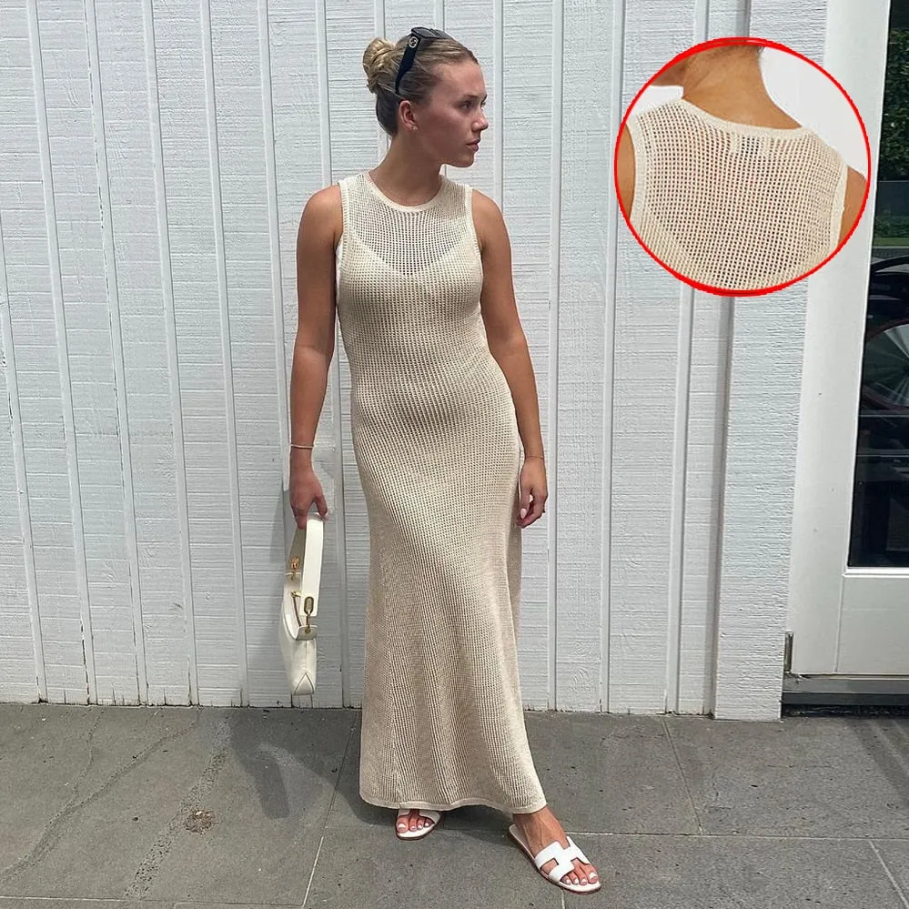 Summer Knitted Graceful Maxi Dress