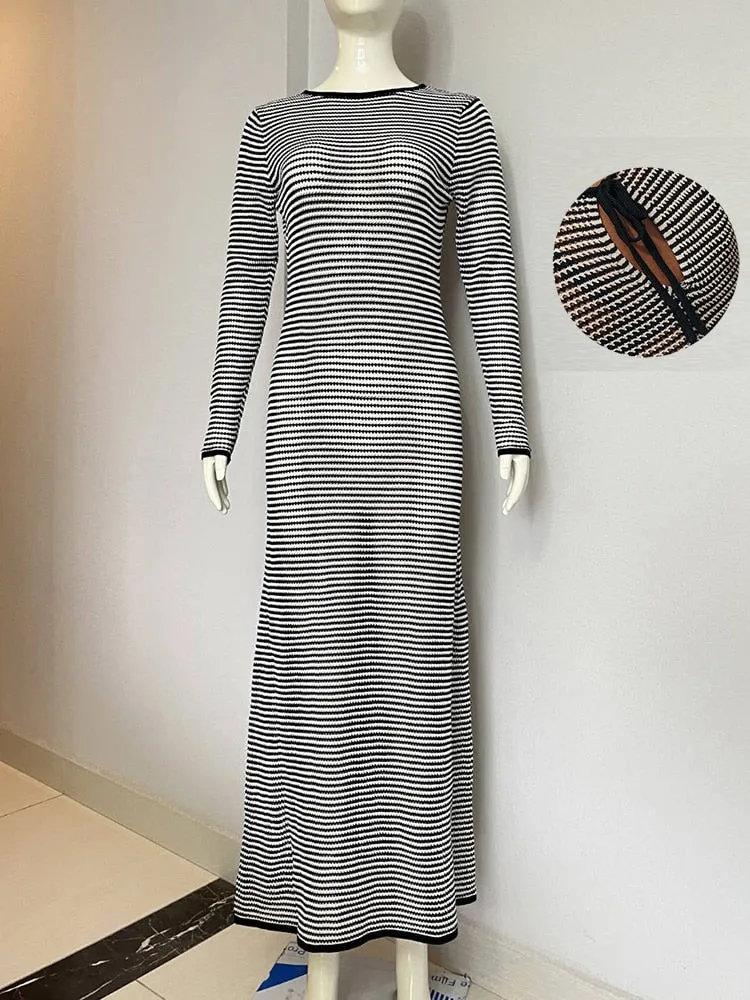 Summer Knitted Graceful Maxi Dress