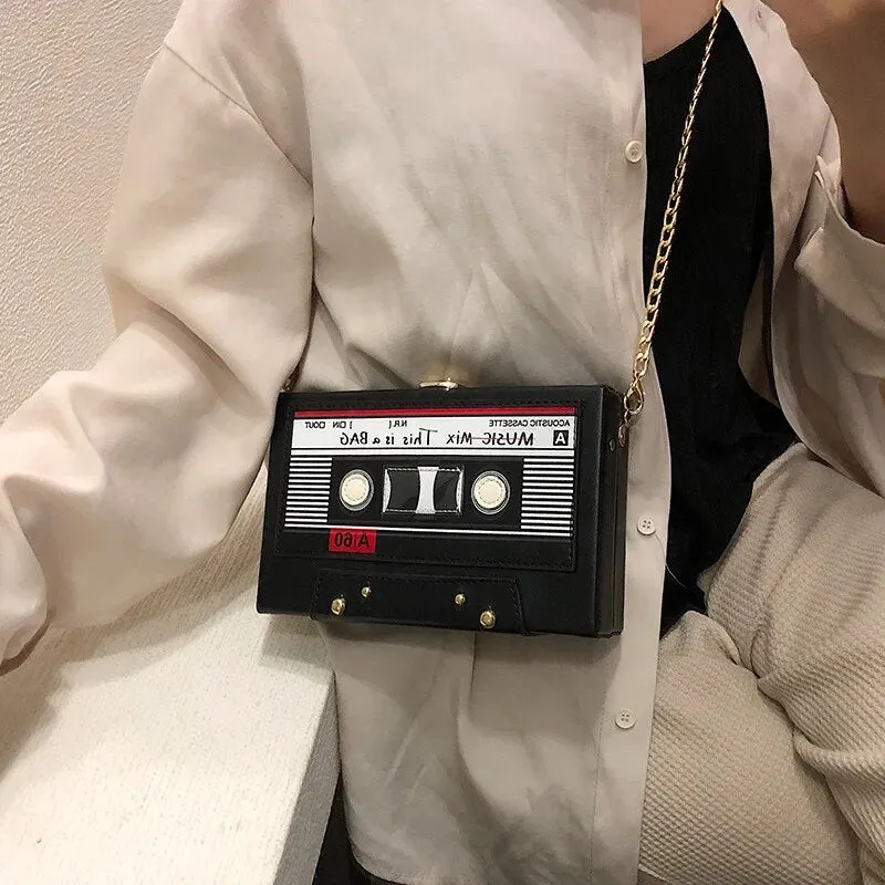 Summer Mix Tape Clutch Bag