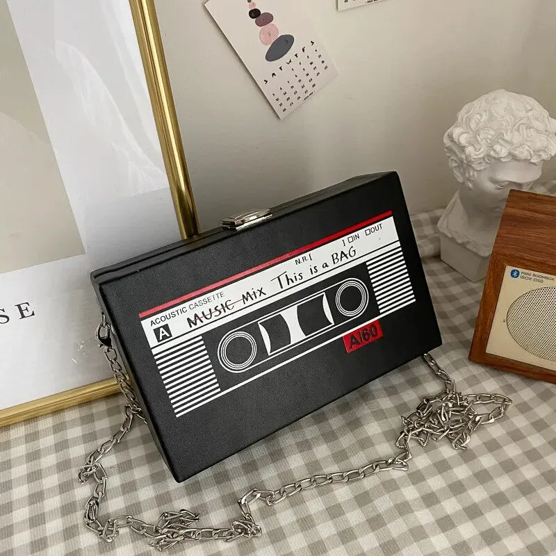 Summer Mix Tape Clutch Bag