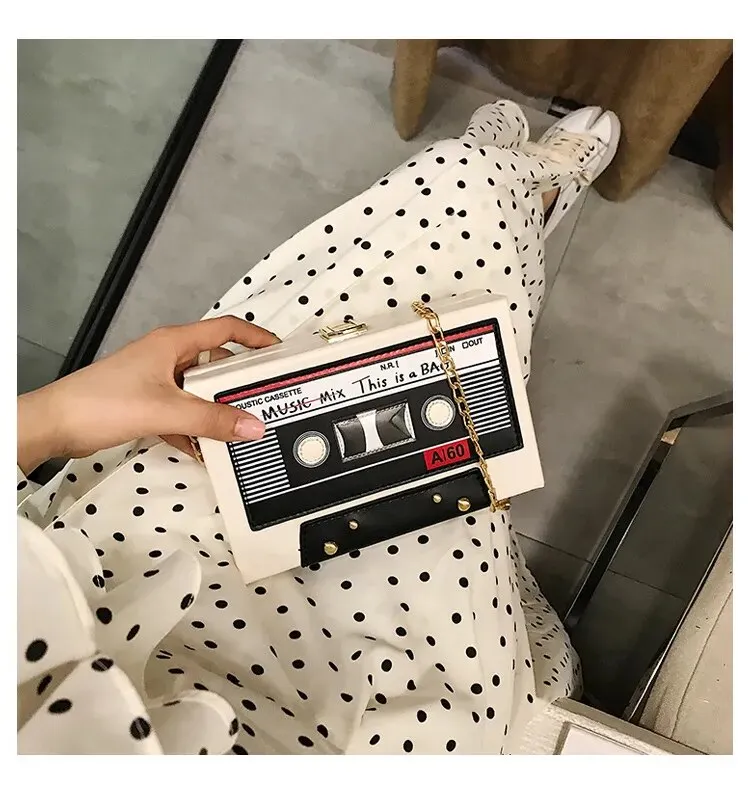 Summer Mix Tape Clutch Bag