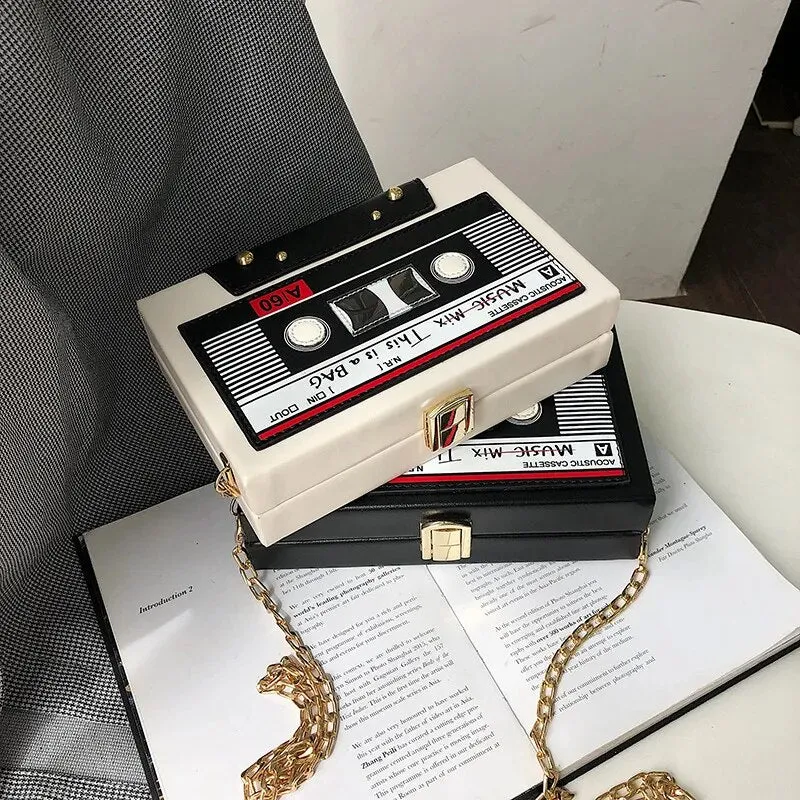 Summer Mix Tape Clutch Bag