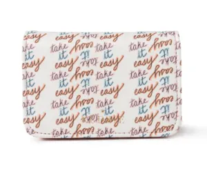 Take it Easy Faux Leather Mini Wallet