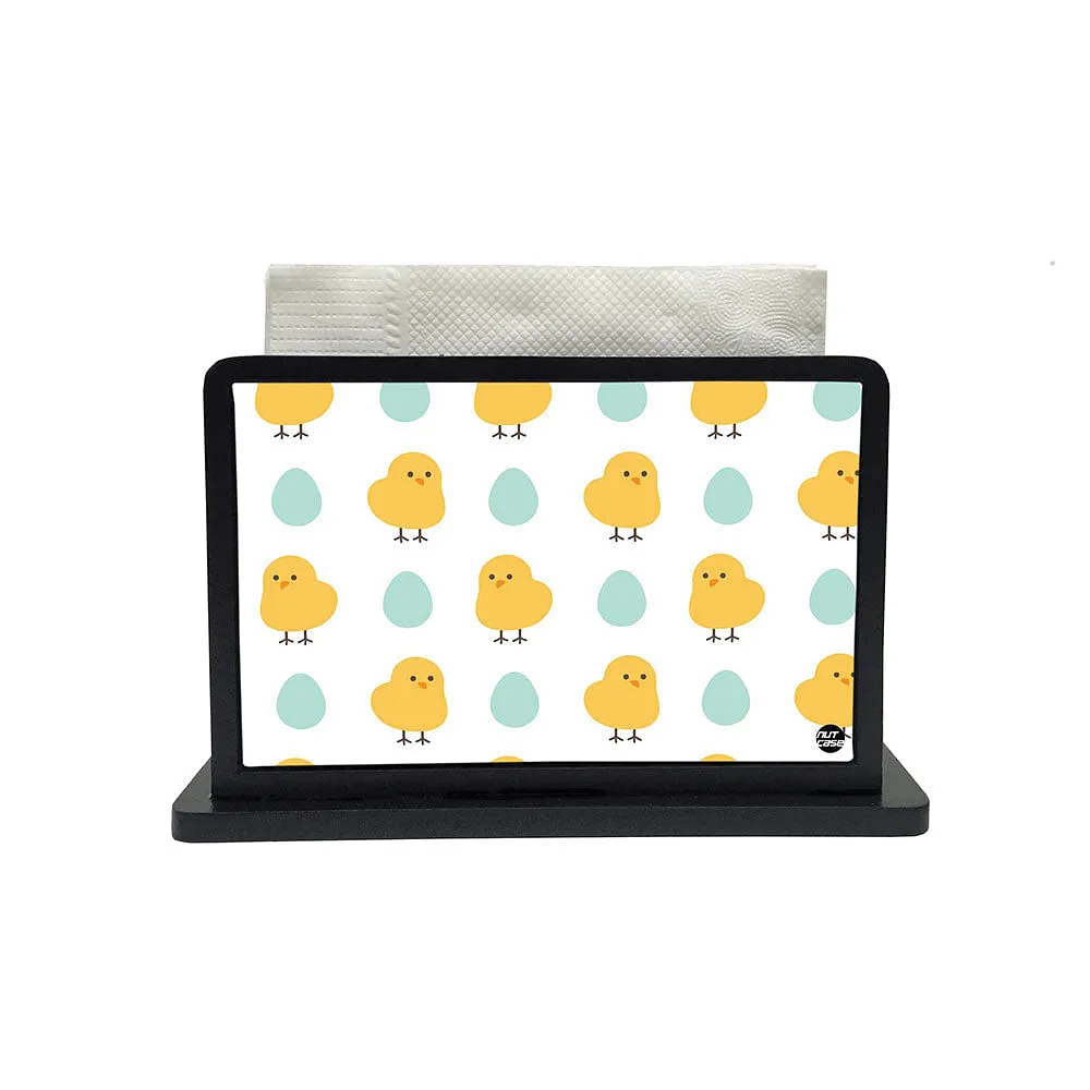 Tissue Holder Paper Napkin Stand - Baby Chickes