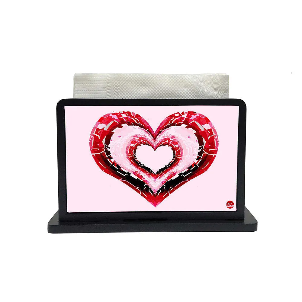 Tissue Holder Paper Napkin Stand - Heart